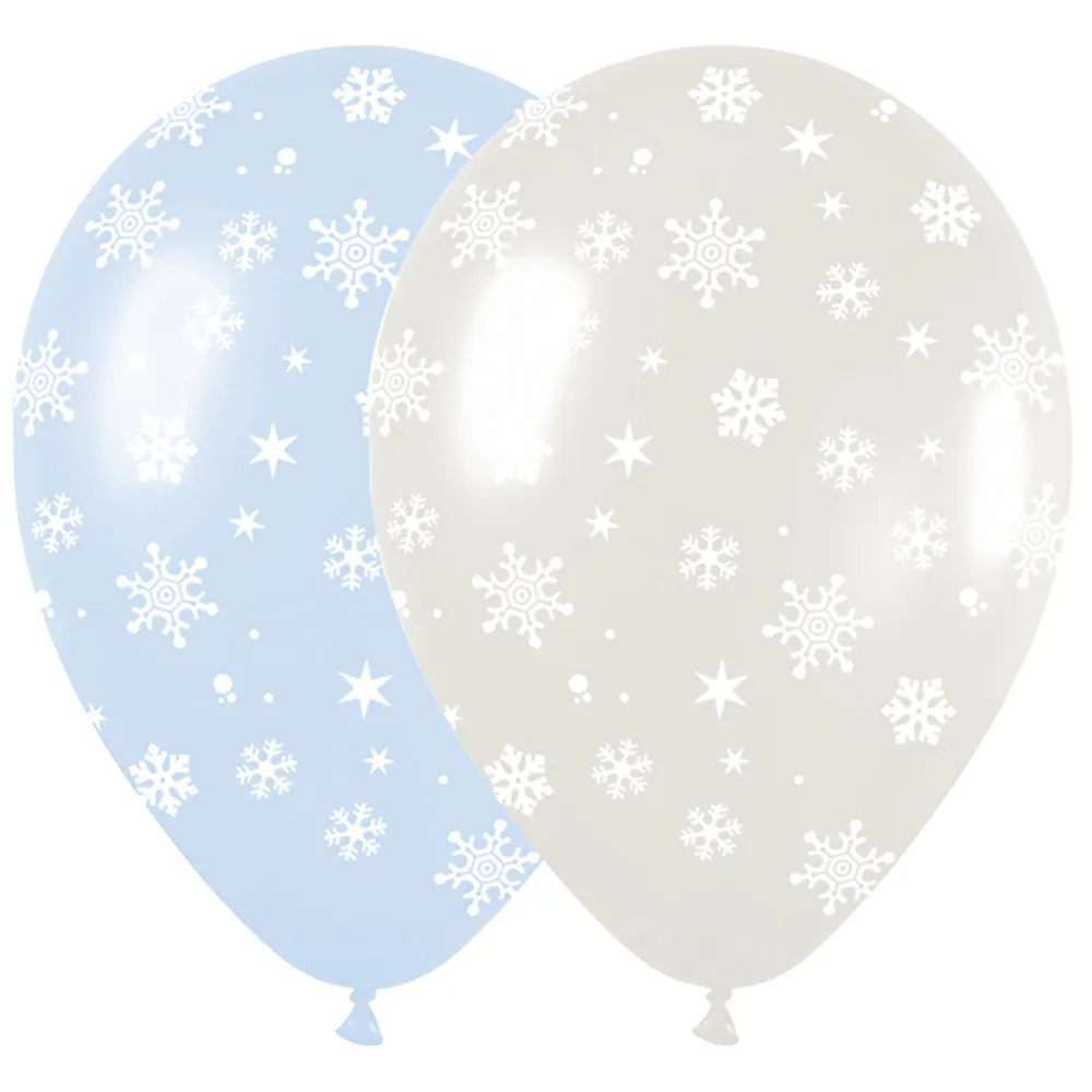 11 inch SNOWFLAKES LATEX