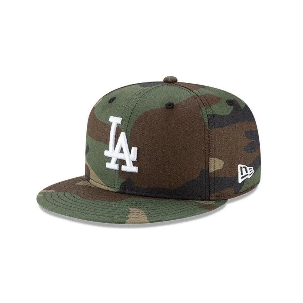 11941925 New_Era Gorros MLB 9Fifty_Snapback Los_Angeles_Dodgers Camouflage/Grey/White