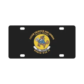 125th Fighter Squadron - Tulsa Vipers - World War II X 300 Classic License Plate