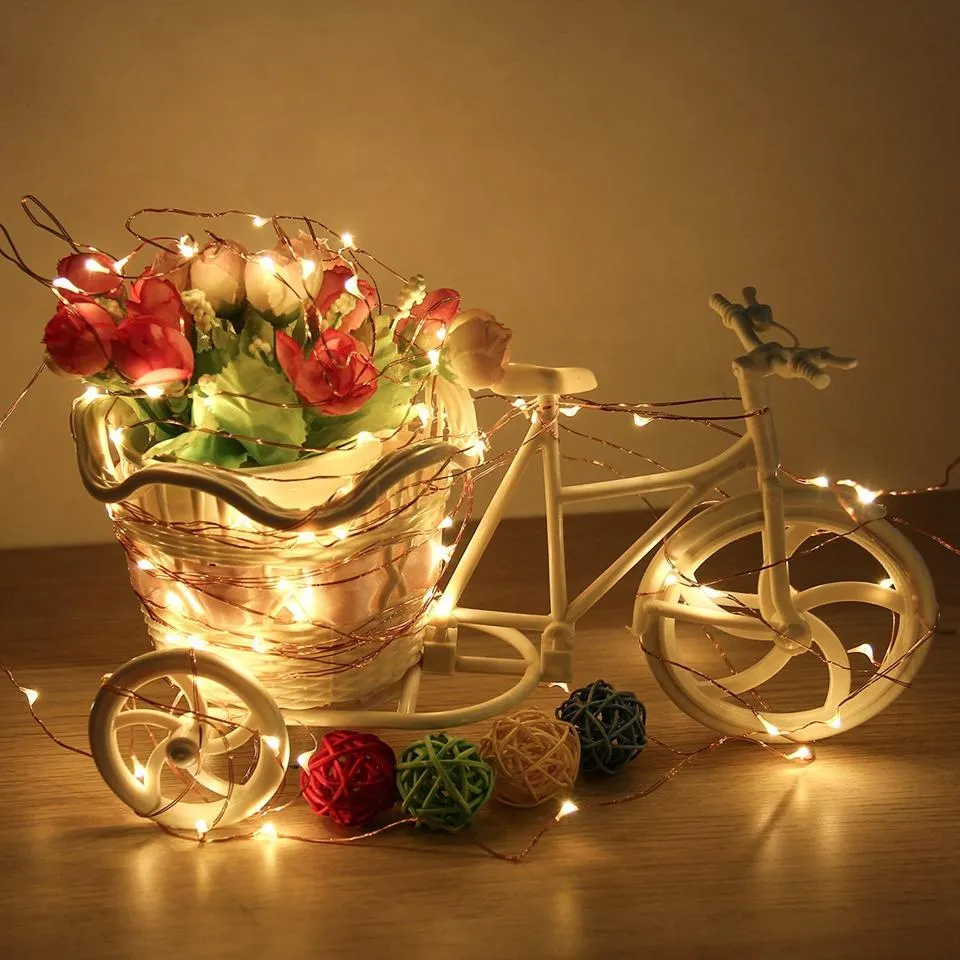 12M/22M LED Solar Light Outdoor Lamp String Lights For Holiday Christmas Party Garden Garland