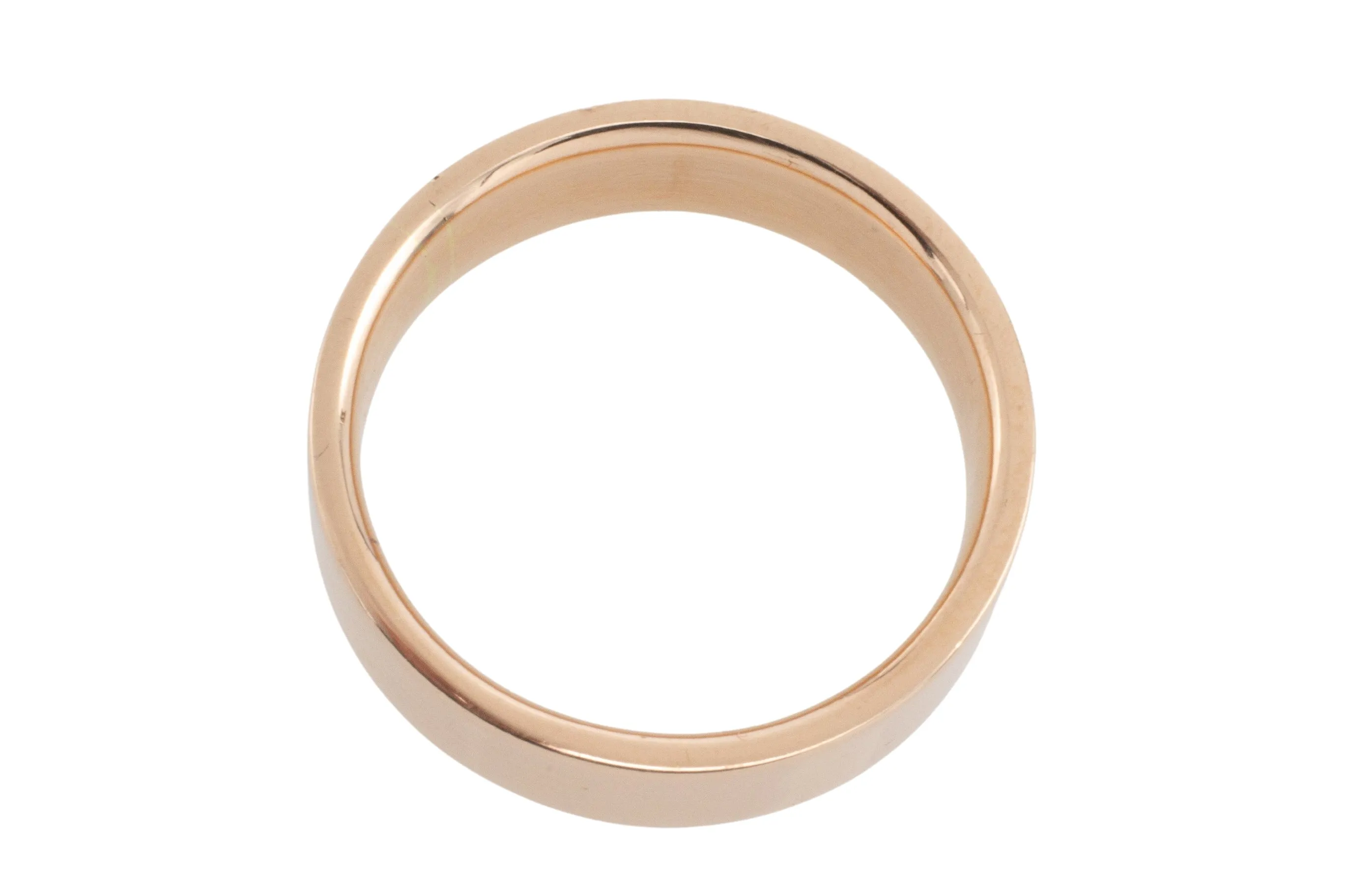 14 carat rose gold band