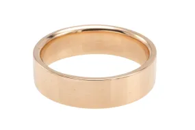 14 carat rose gold band