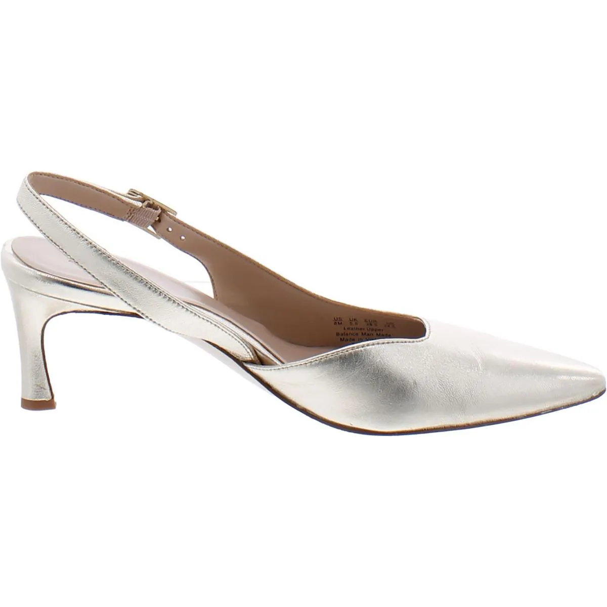 27 Edit Womens Felicia Buckle Slingback Pumps