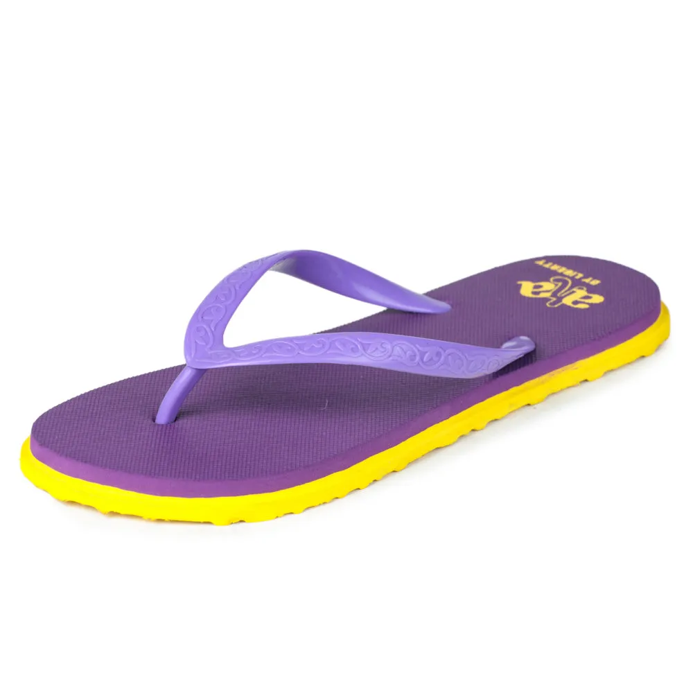 A-HA Casual Purple Flip-Flop For Women XL-HS02 By Liberty