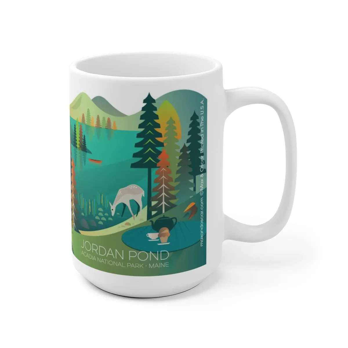 ACADIA NATIONAL PARK JORDAN POND 11 OZ OR 15 OZ CERAMIC MUG