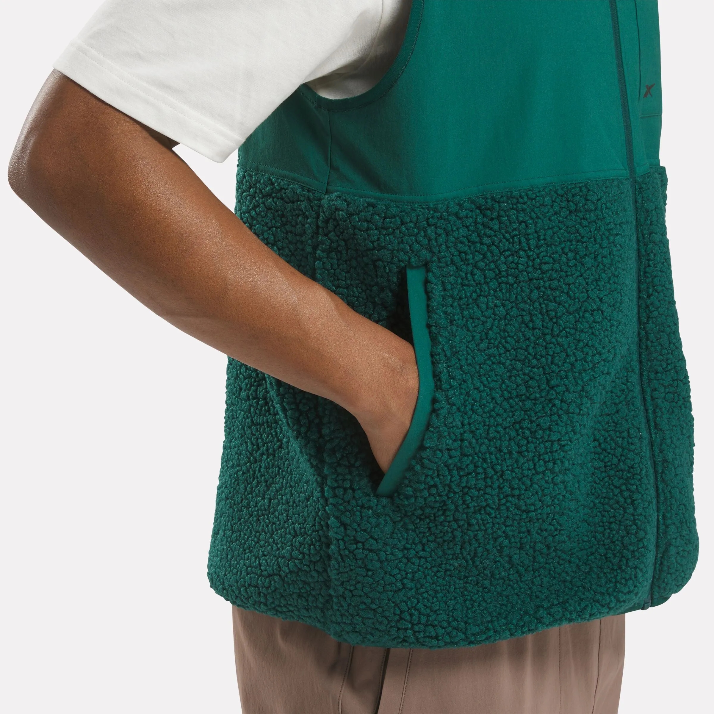 Active Collective Skystretch Winter Vest Collegiate Green