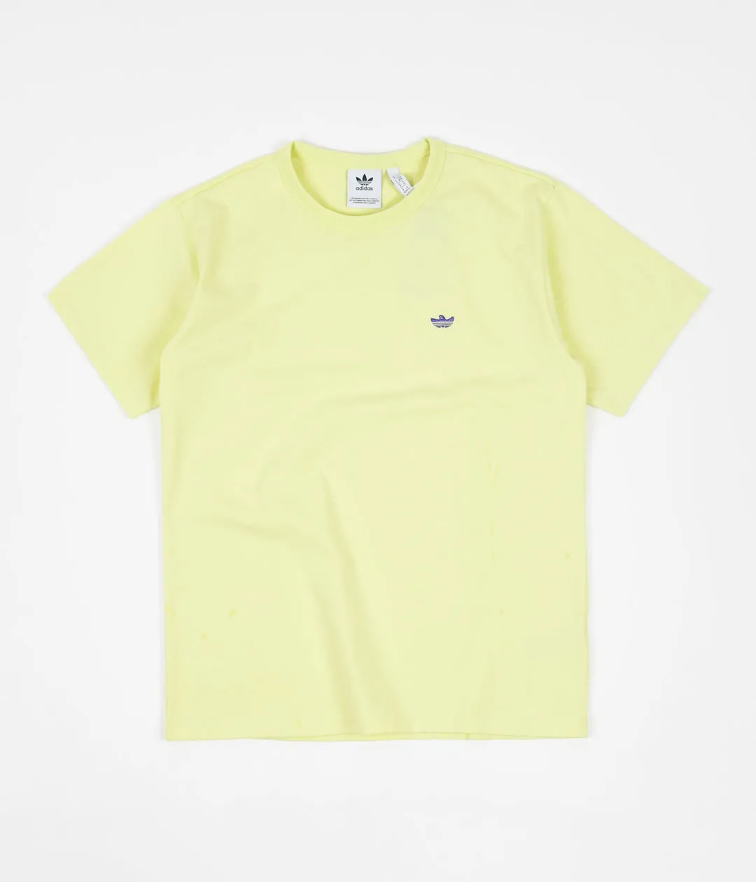 Adidas Shmoo Logo T-Shirt - Yellow Tint / Purple