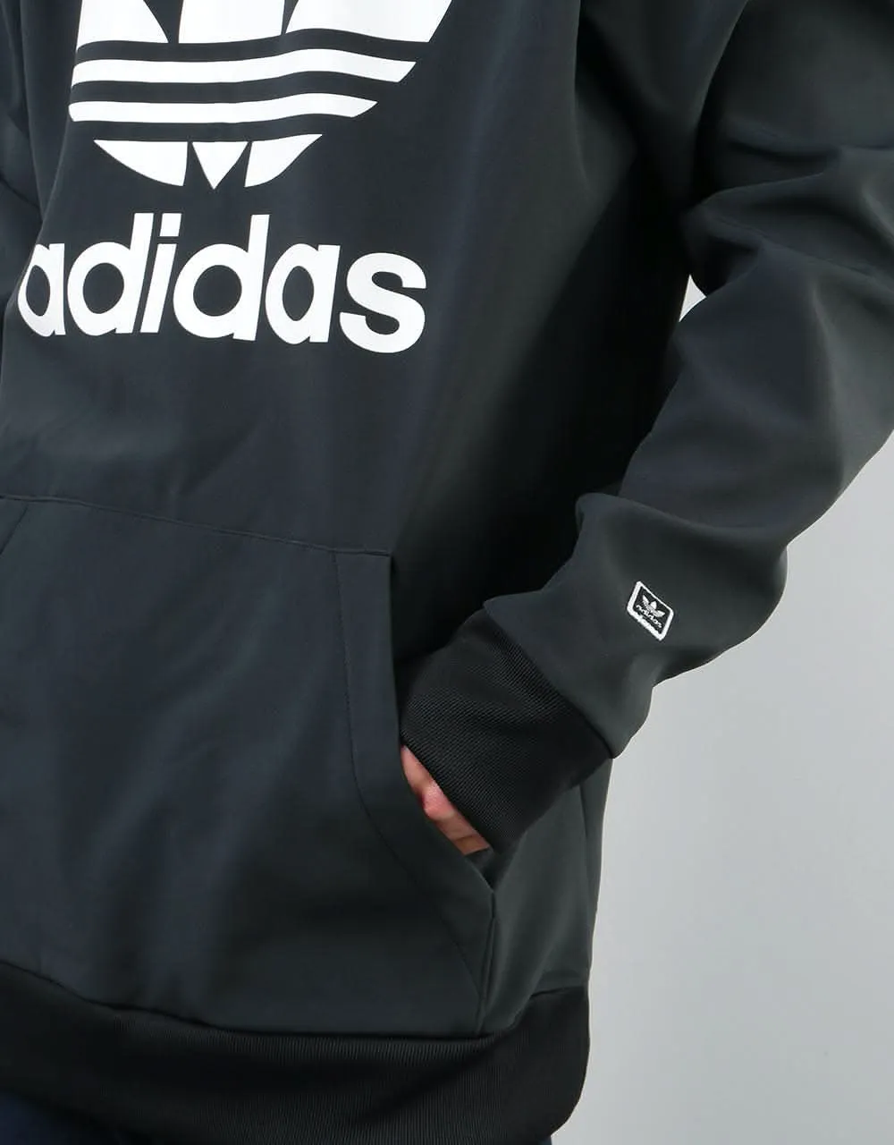 adidas Team Tech Pullover Hoodie - Black/White