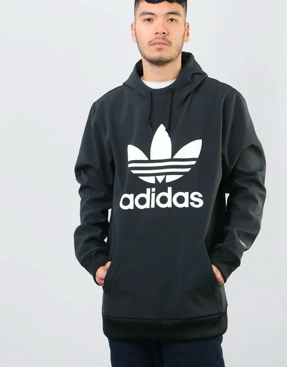 adidas Team Tech Pullover Hoodie - Black/White