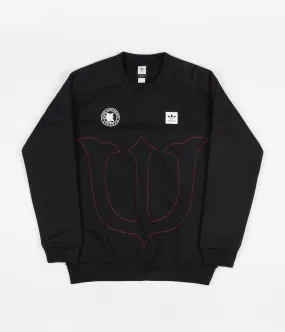 Adidas x Evisen Crewneck Sweatshirt - Black / Scarlet