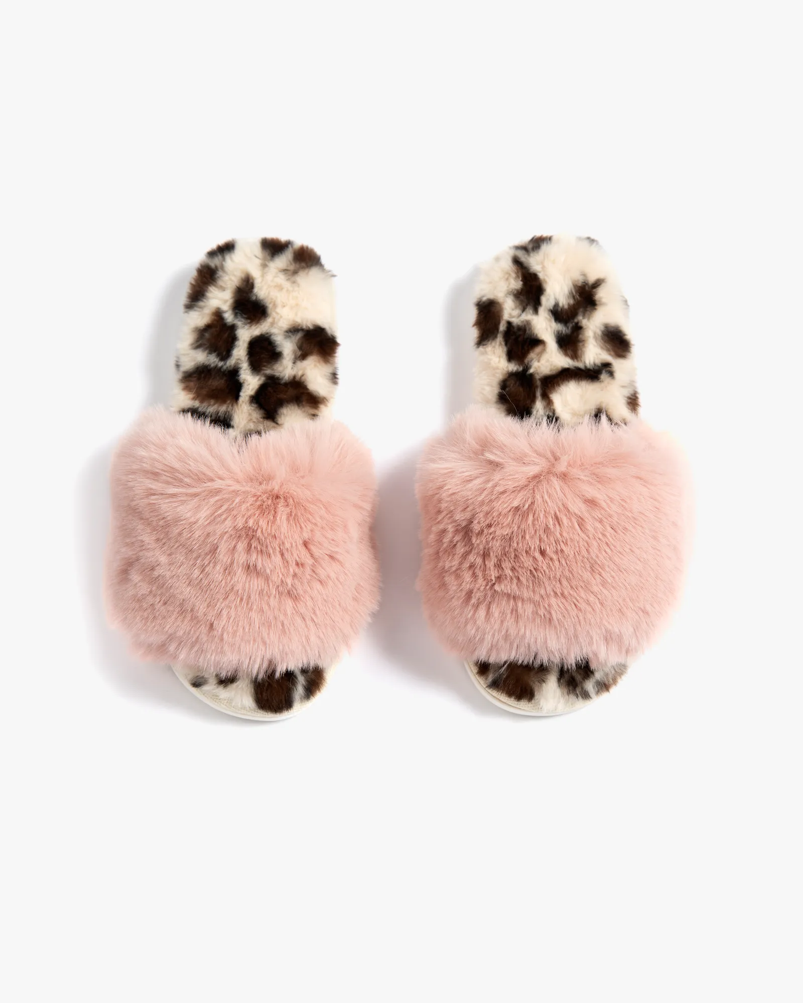 Alexa Slippers, L/XL | Mauve / Tan