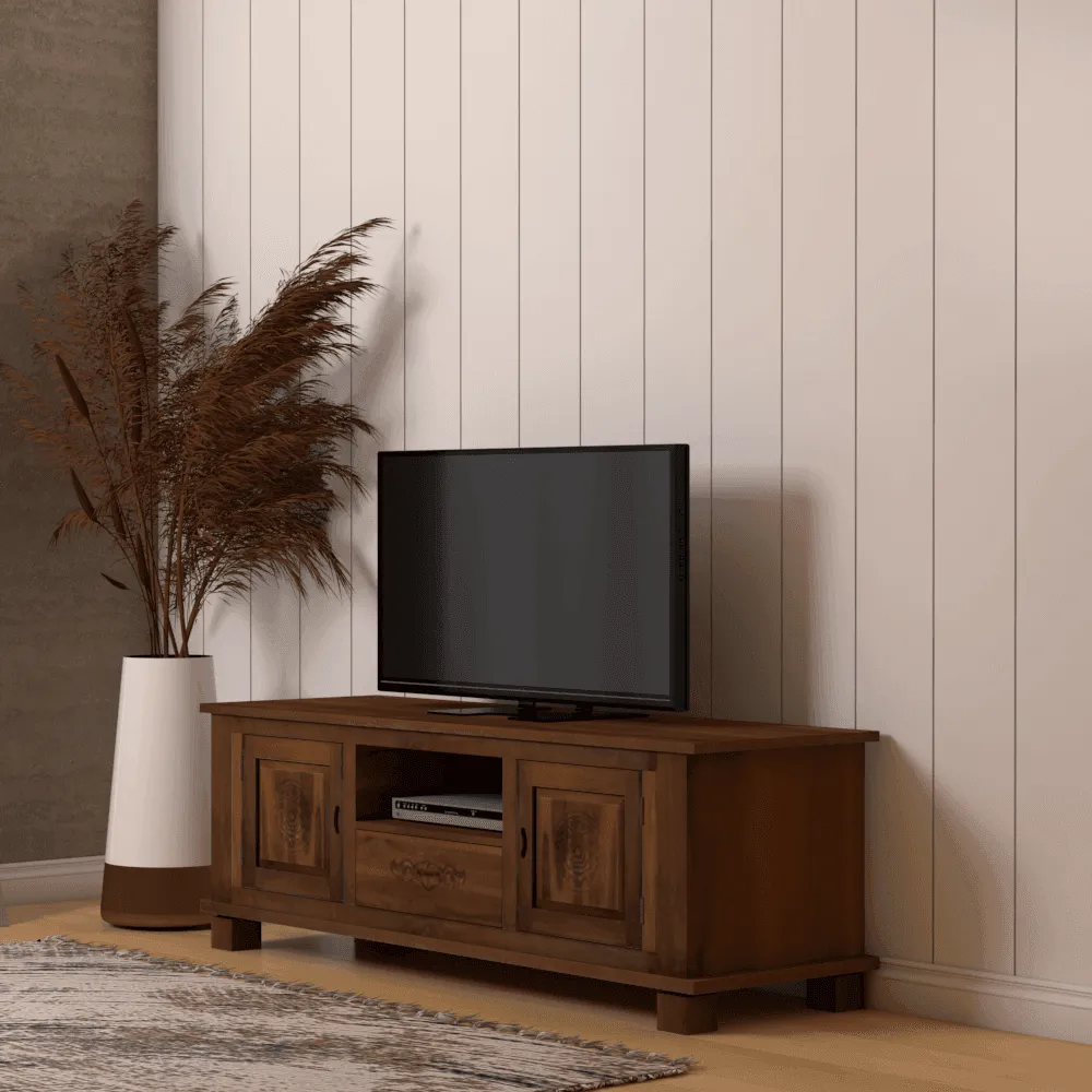 Alfrida Teak Wood Tv Console