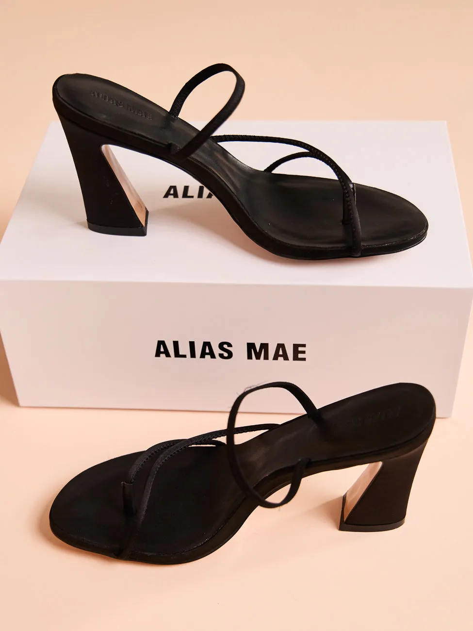 Alias Mae Steph in Black Satin