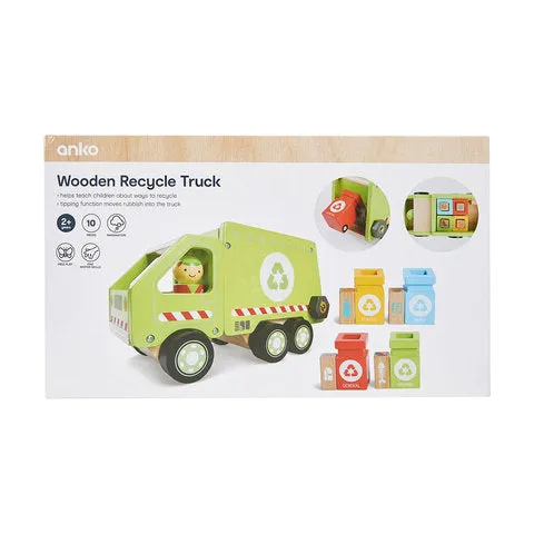 Anko Wooden Recycle Truck / Ages: 2  years