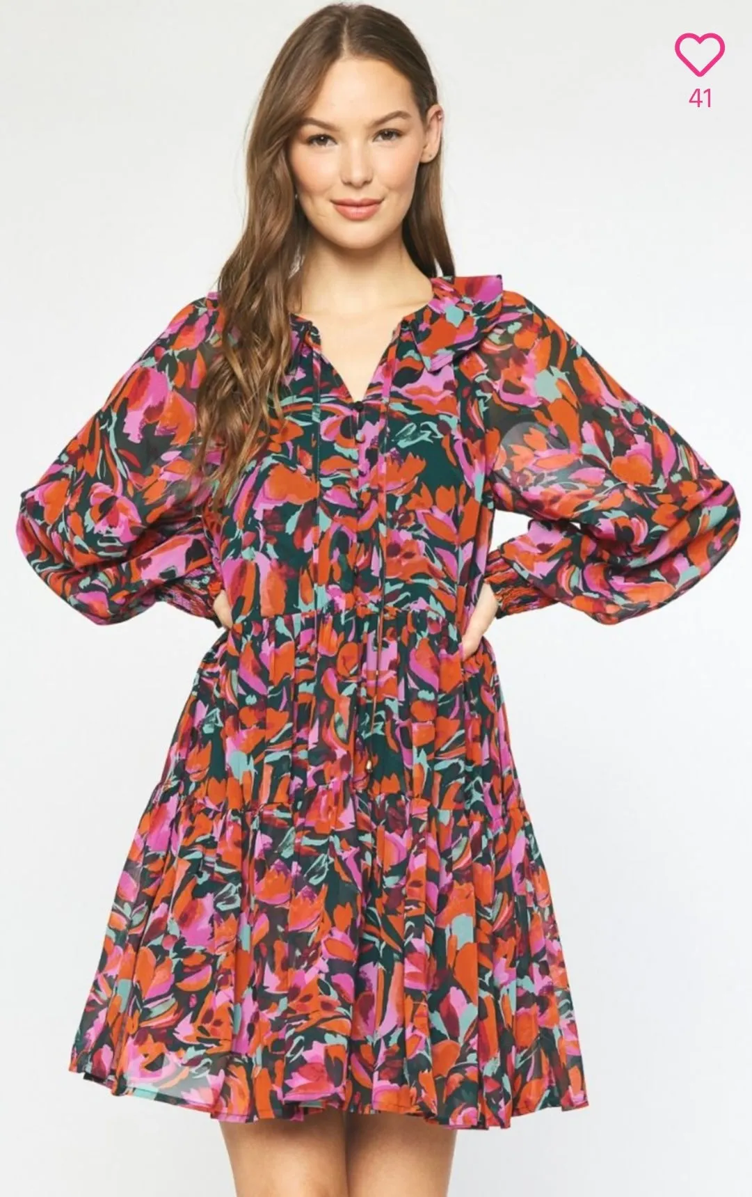 Anniston floral dress