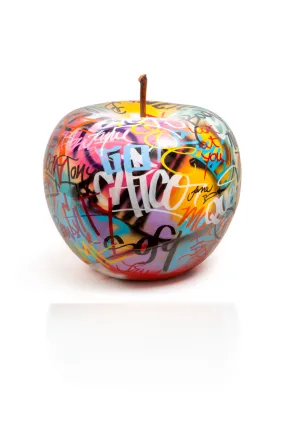 Apple Ceramic Sculpture | Andrew Martin Graffiti