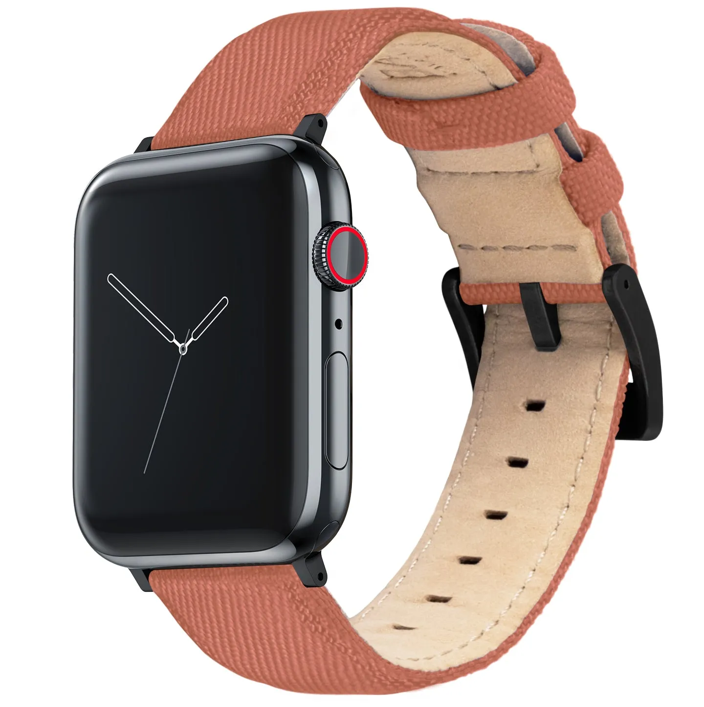 Apple Watch Copper Orange Sailcloth Watch Band