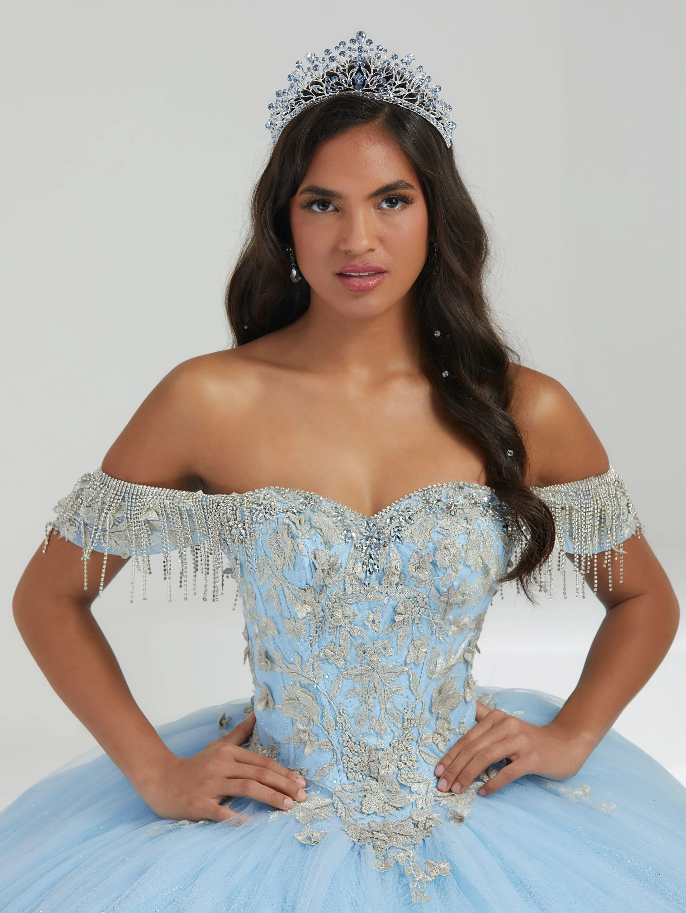 Applique Sweetheart Quinceanera Dress by House of Wu 26056