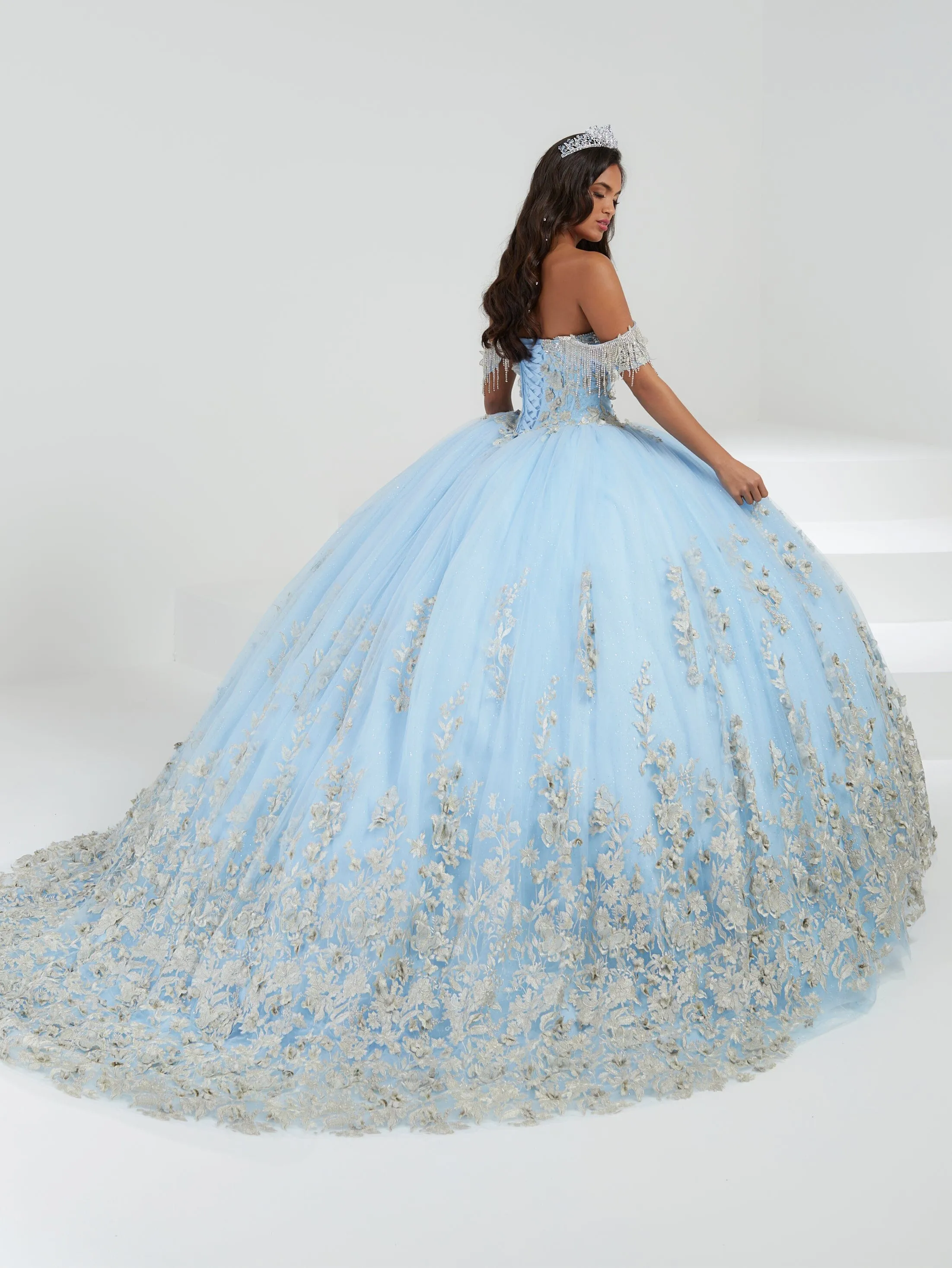 Applique Sweetheart Quinceanera Dress by House of Wu 26056