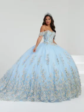 Applique Sweetheart Quinceanera Dress by House of Wu 26056