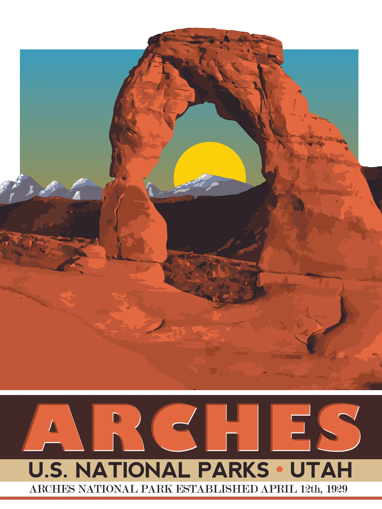 Arches National Park Poster