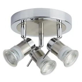 Aries 3Lt LED Bathroom Spotlight IP44 - Chrome