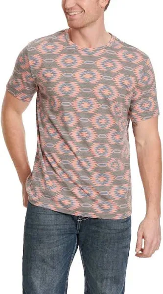 Aztec All Over Print Tee by Rock & Roll ~ Orange