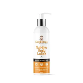 Babynaturo Nutritive Baby Body Lotion - Green Tea Made with Aloe vera, Jojoba, Apricot,coconut oil (200ml)