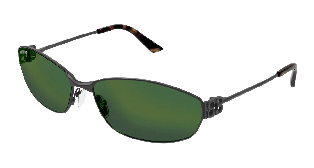 Balenciaga Sunglass Unisex Grey Green BB0336S-005