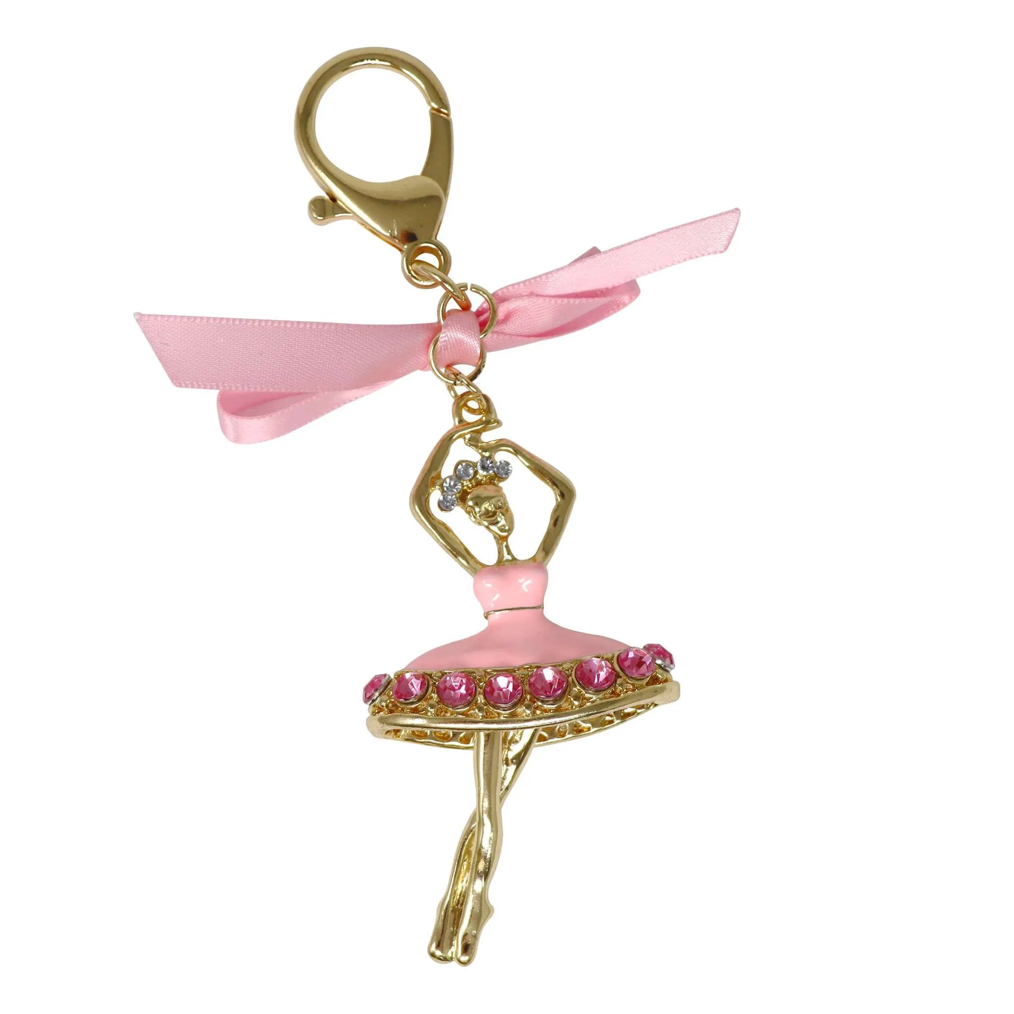 Ballet Gemstone Bag Charm