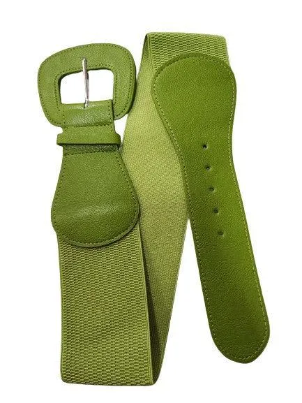 Basic Belt Stretch Elastic with Buckle in many colors