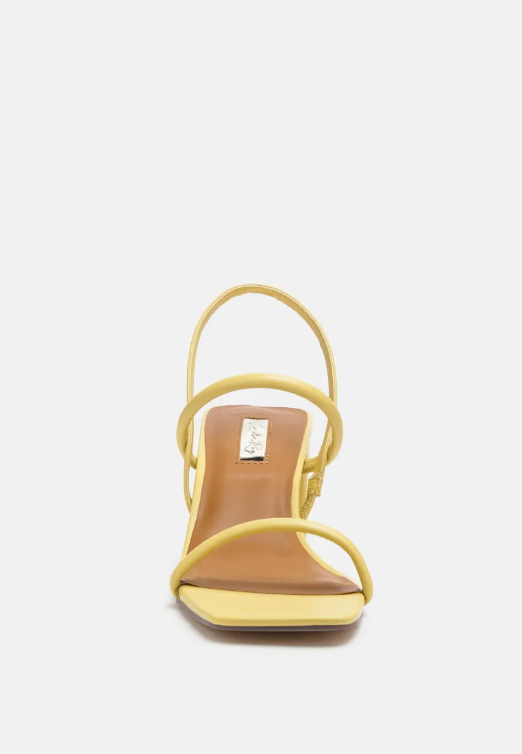 Beau Block Mid Heeled Strappy Sandal