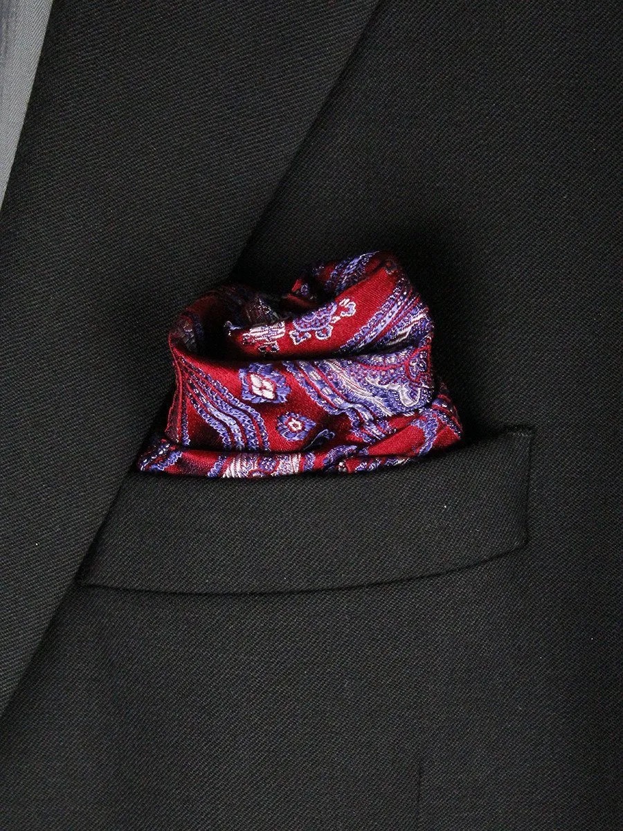 Boy's Pocket Square 23782 Red/Blue