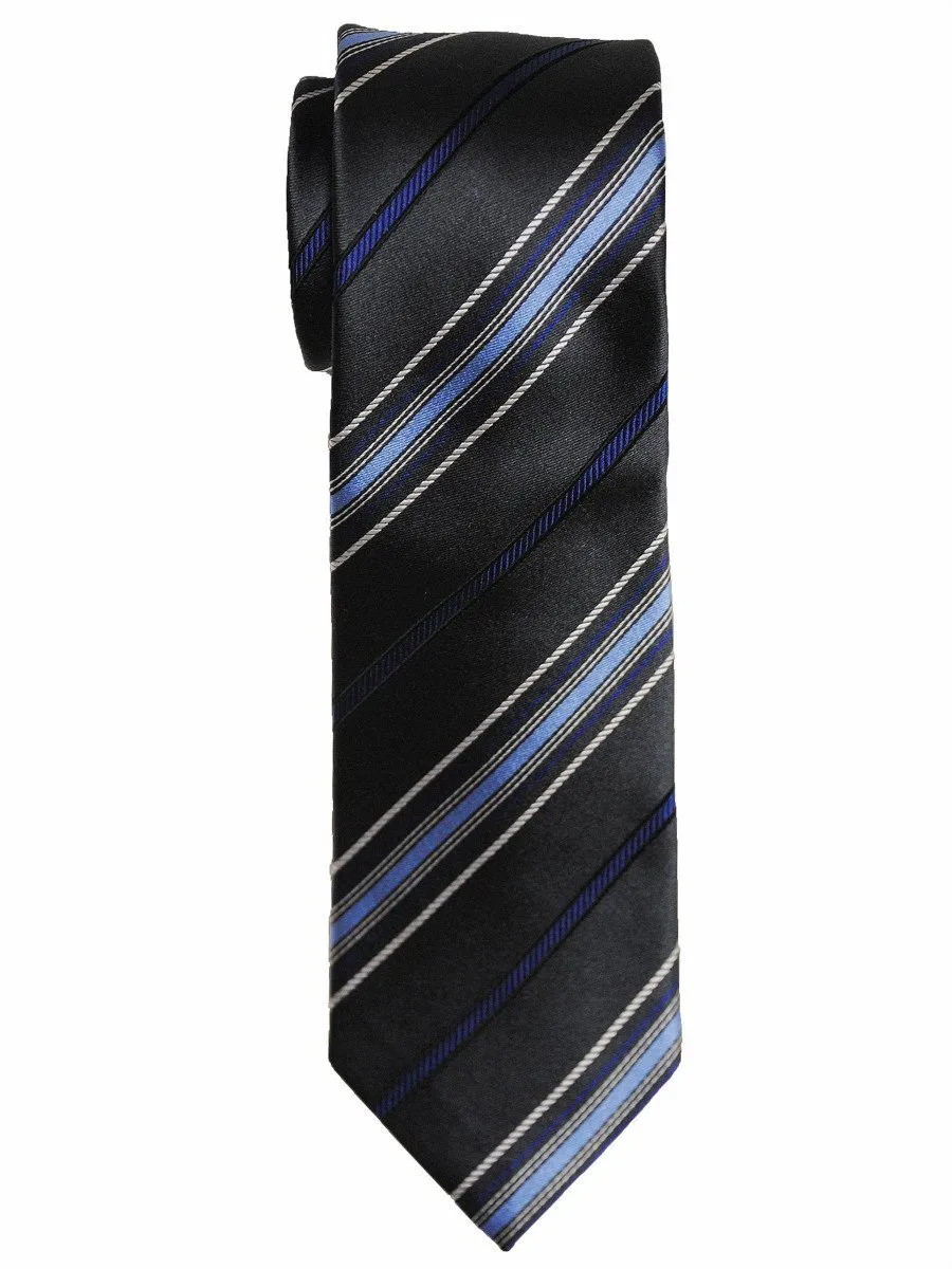 Boy's Tie 15366 Charcoal/Blue