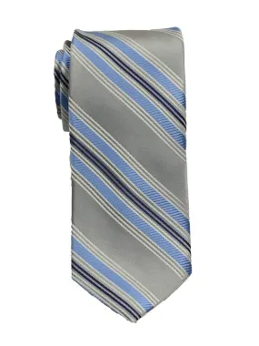 Boy's Tie 19781 Silver/Blue