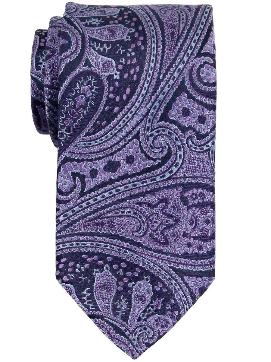 Boy's Tie 23319 Purple/Navy