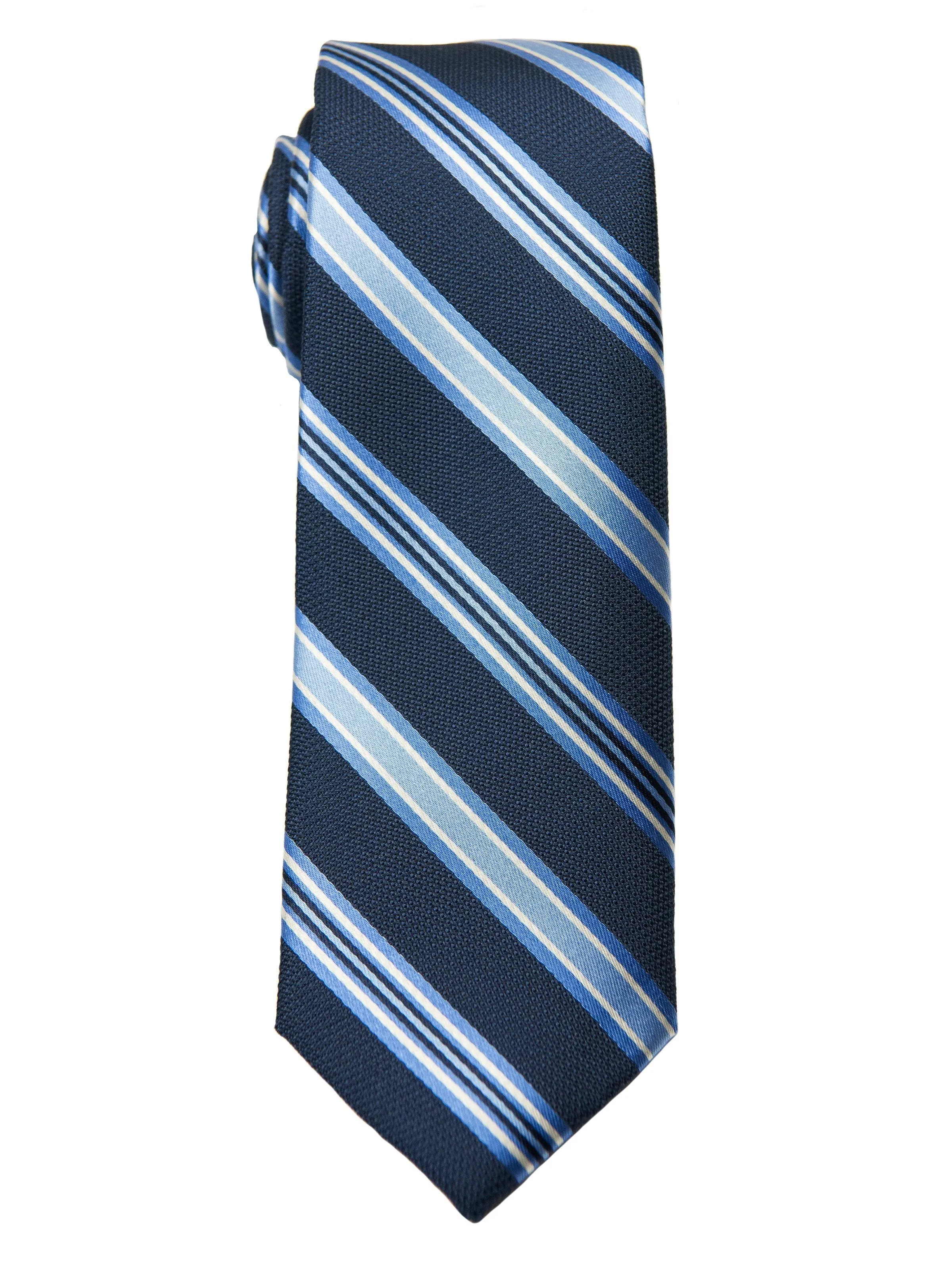 Boy's Tie 27792 Navy/Blue Stripe