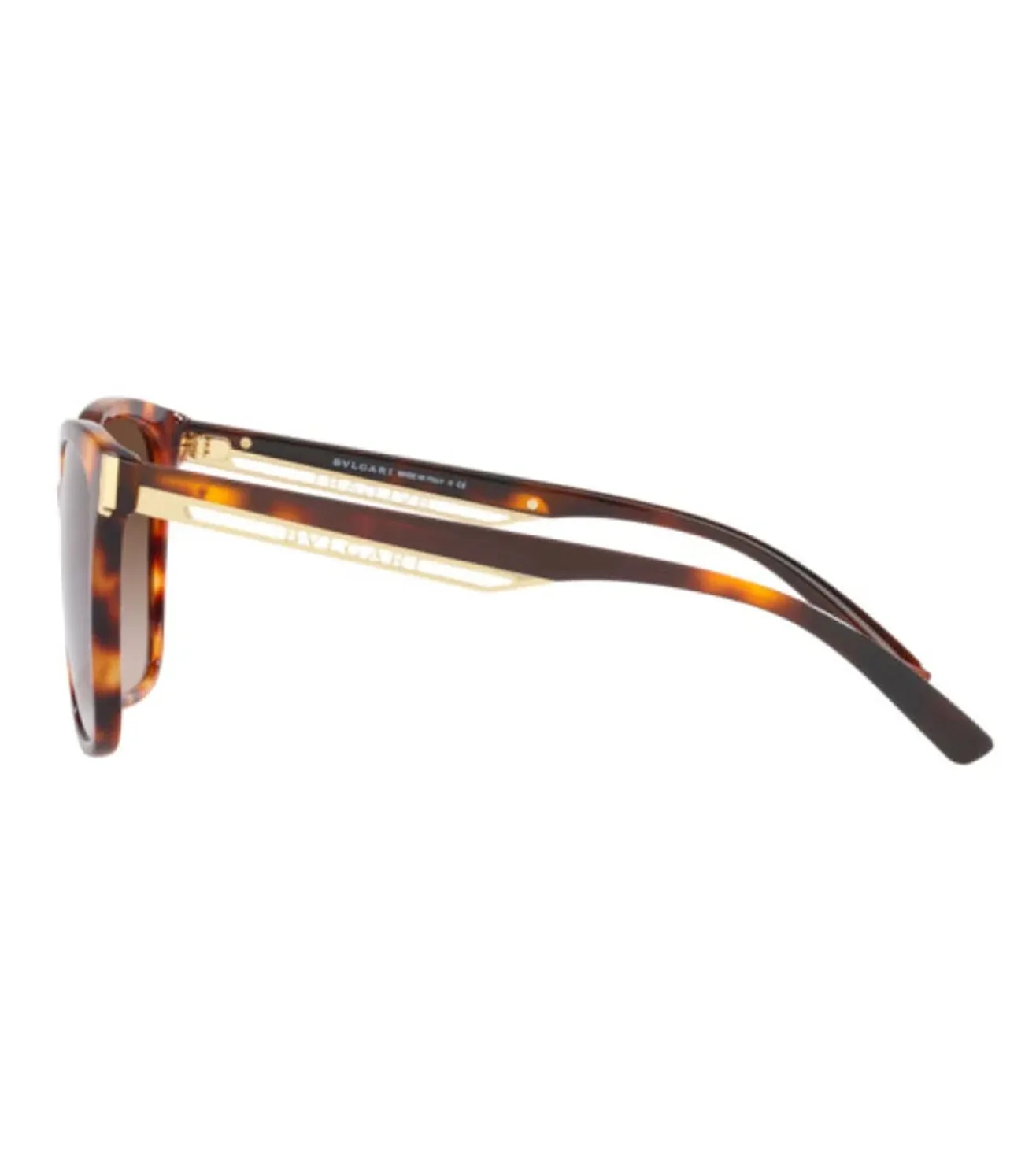 Bvlgari Men Havana Butterfly Sunglasses