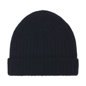 Cashmere Hat in Navy Blue