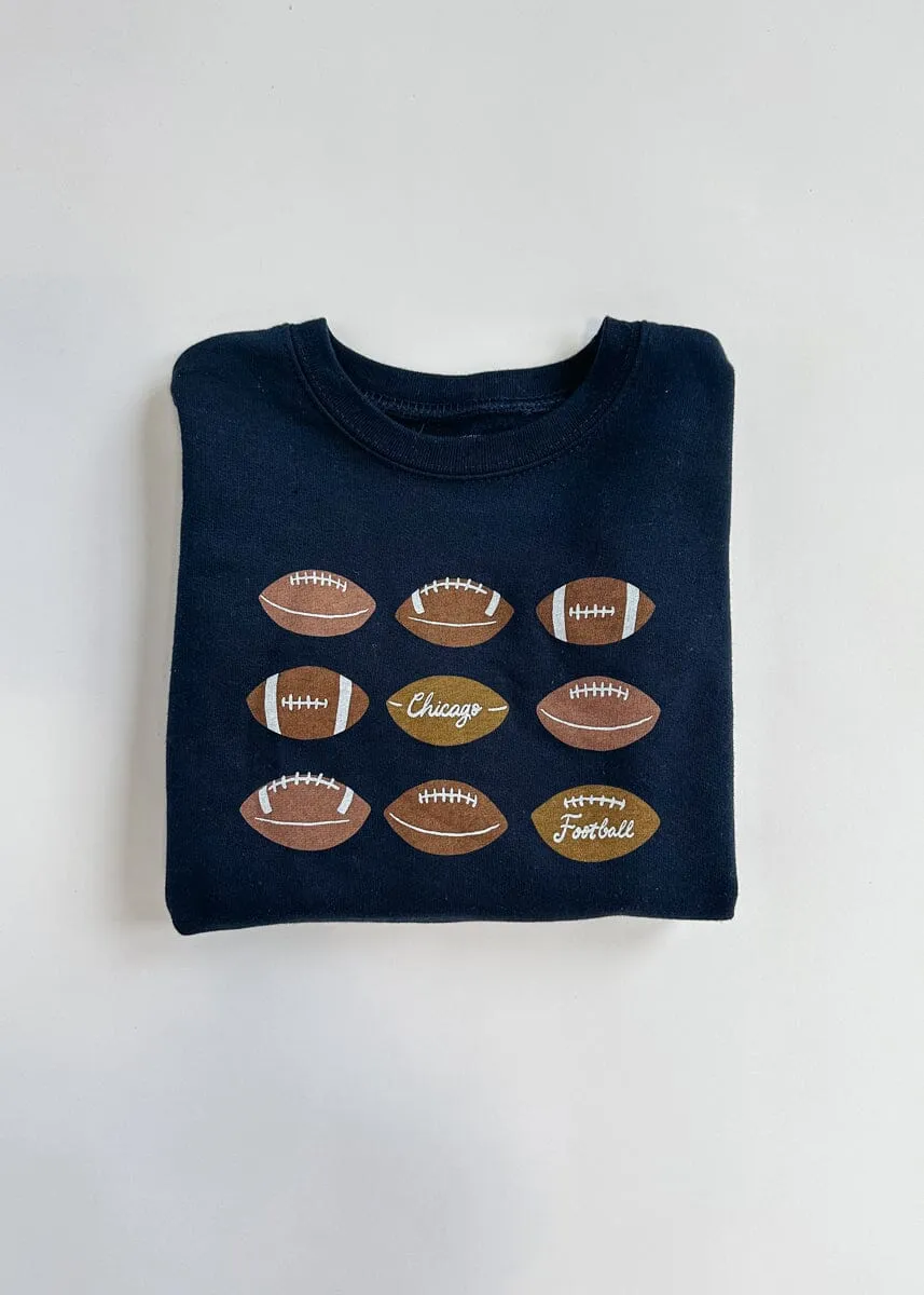 Chicago Football Toddler Sweatshirt - Navy