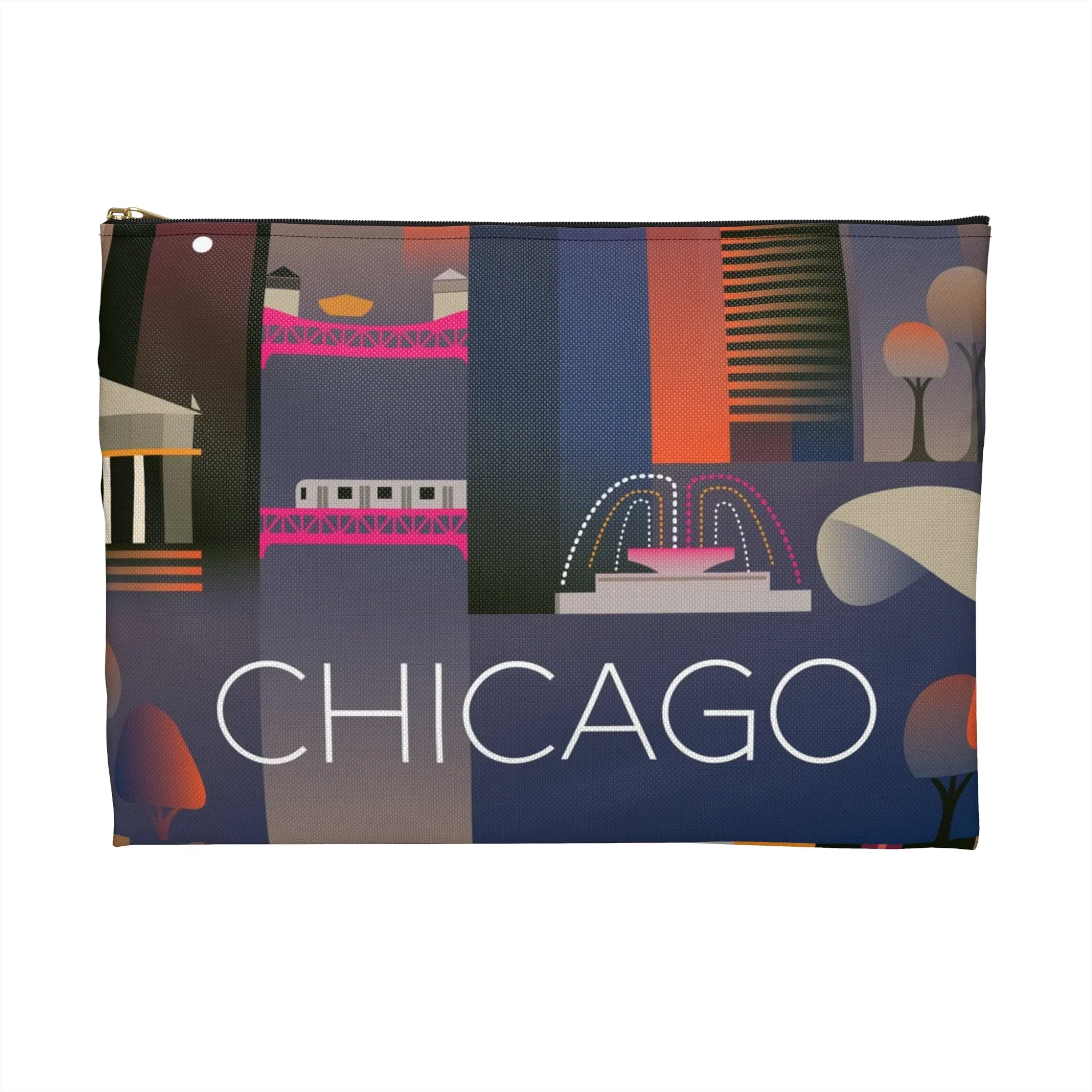 Chicago Zip Pouch