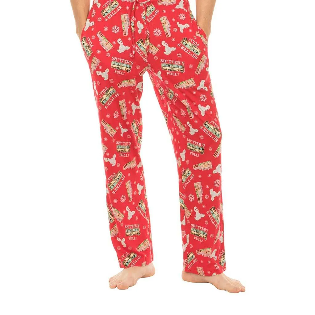 Christmas Vacation Shitter's Full Red Lounge Pants