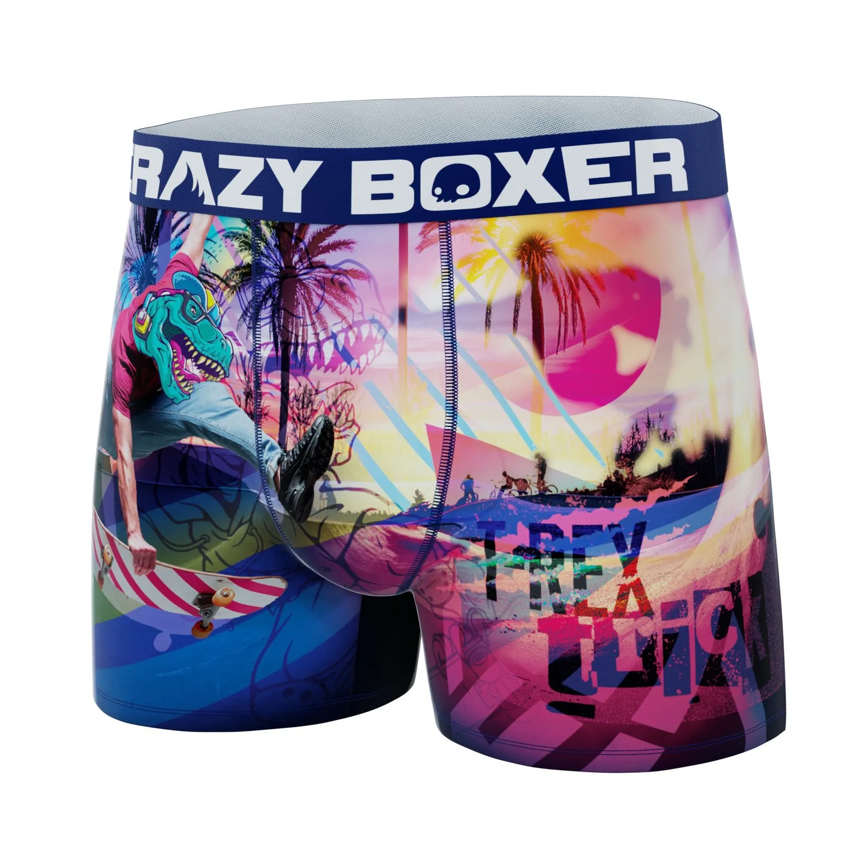 CRAZYBOXER Skateboarding Kid's Boxer Briefs