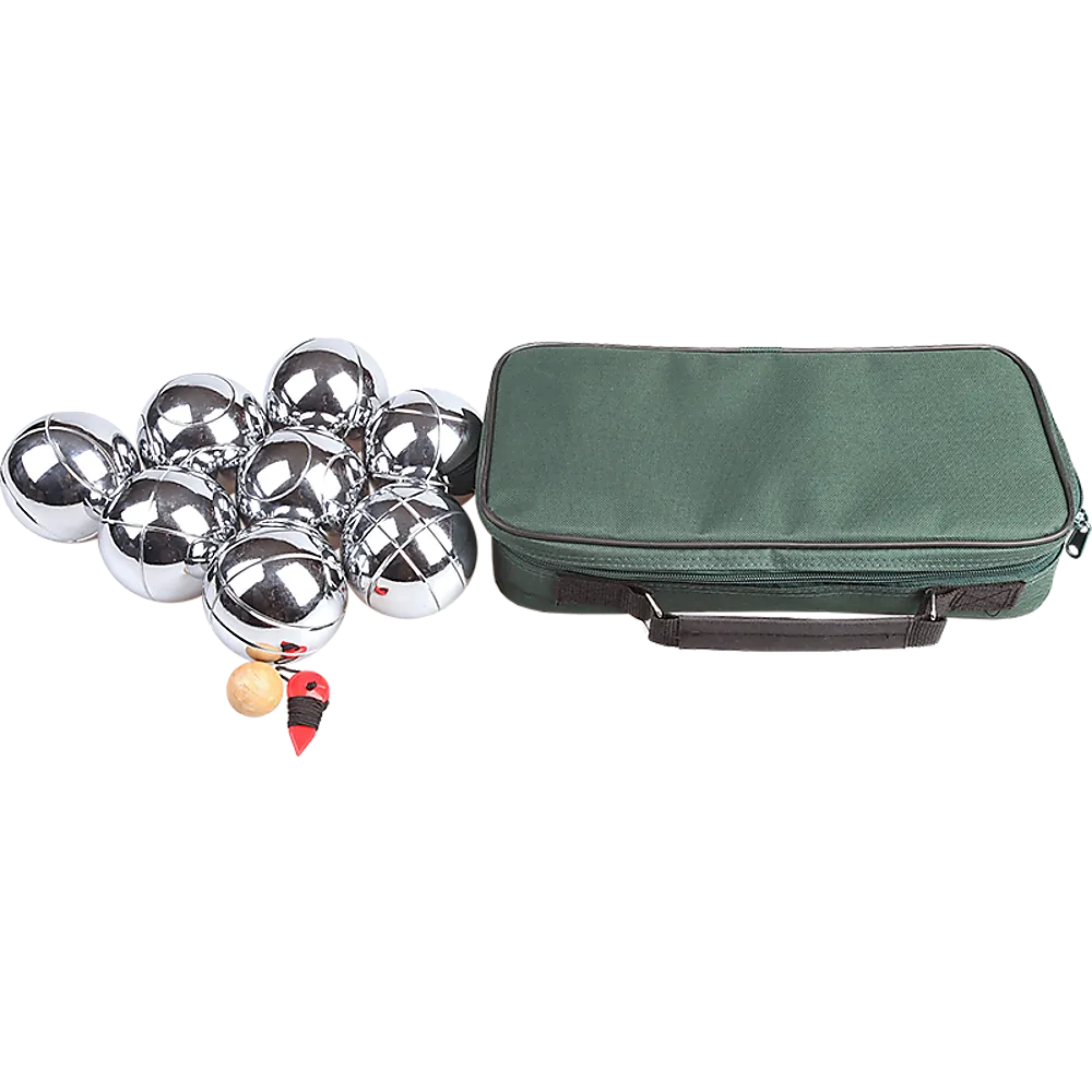 Deluxe Boules Bocce 8 Alloy Ball Set