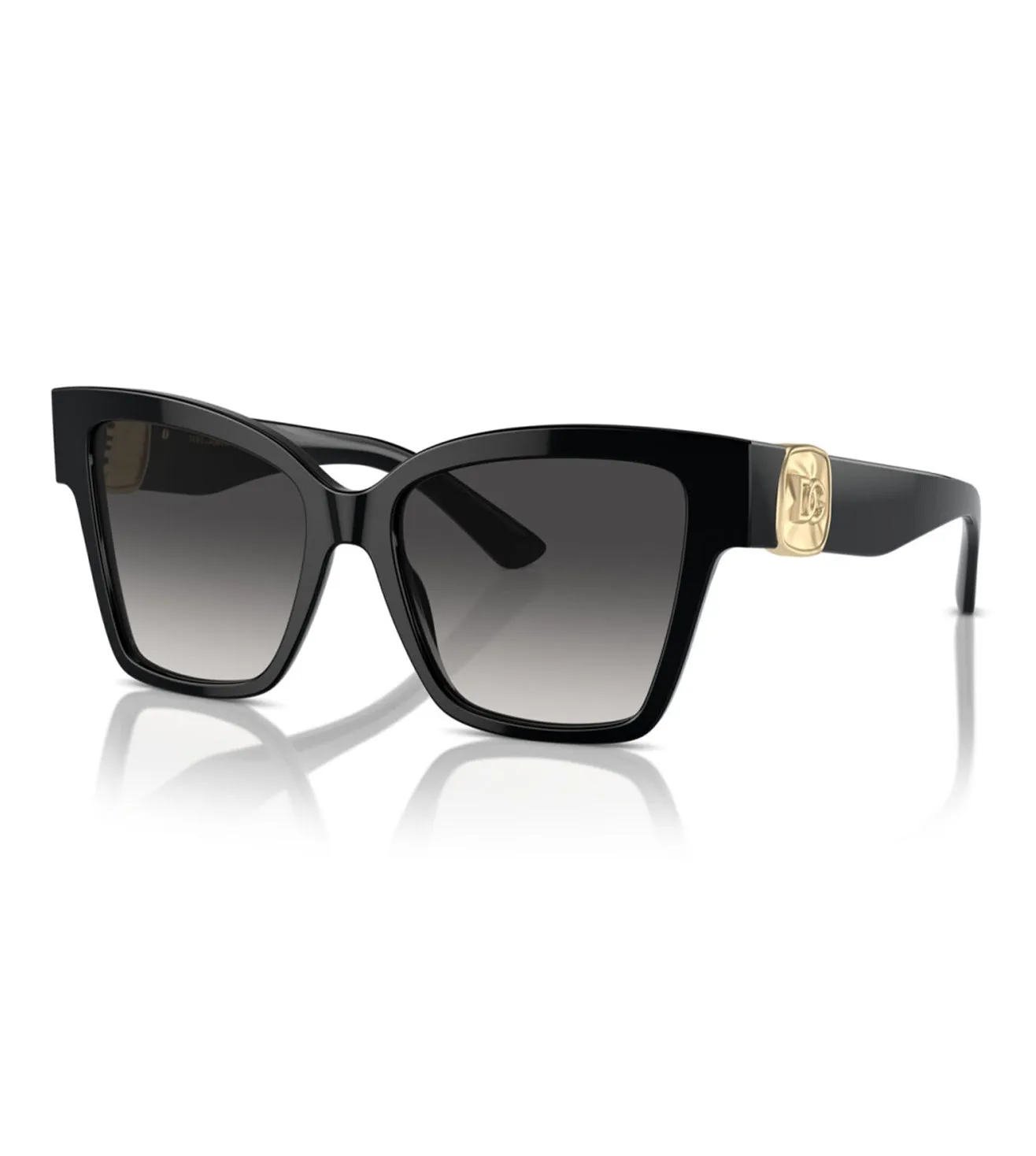 Dolce & Gabbana Women's Dark Grey Butterfly Sunglasses