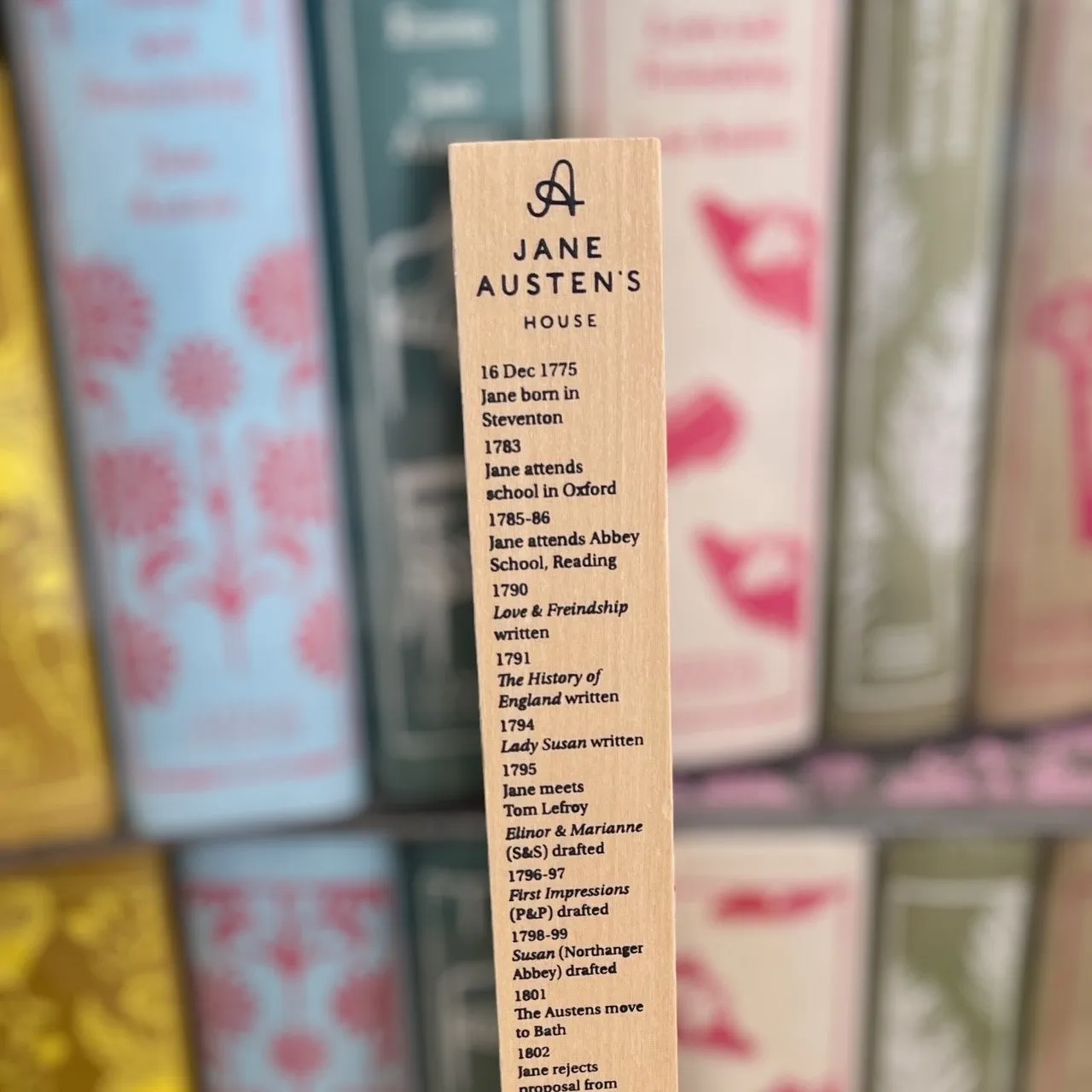 Exclusive Jane Austen History Ruler