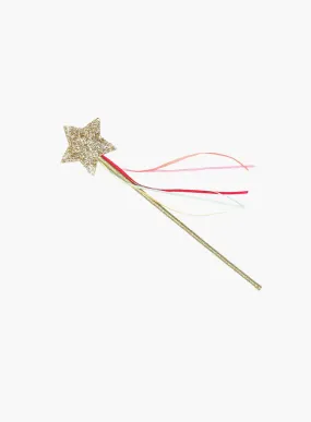 Glitter Star Wand Gold