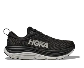 Hoka Gaviota 5 Black White Wide Men's