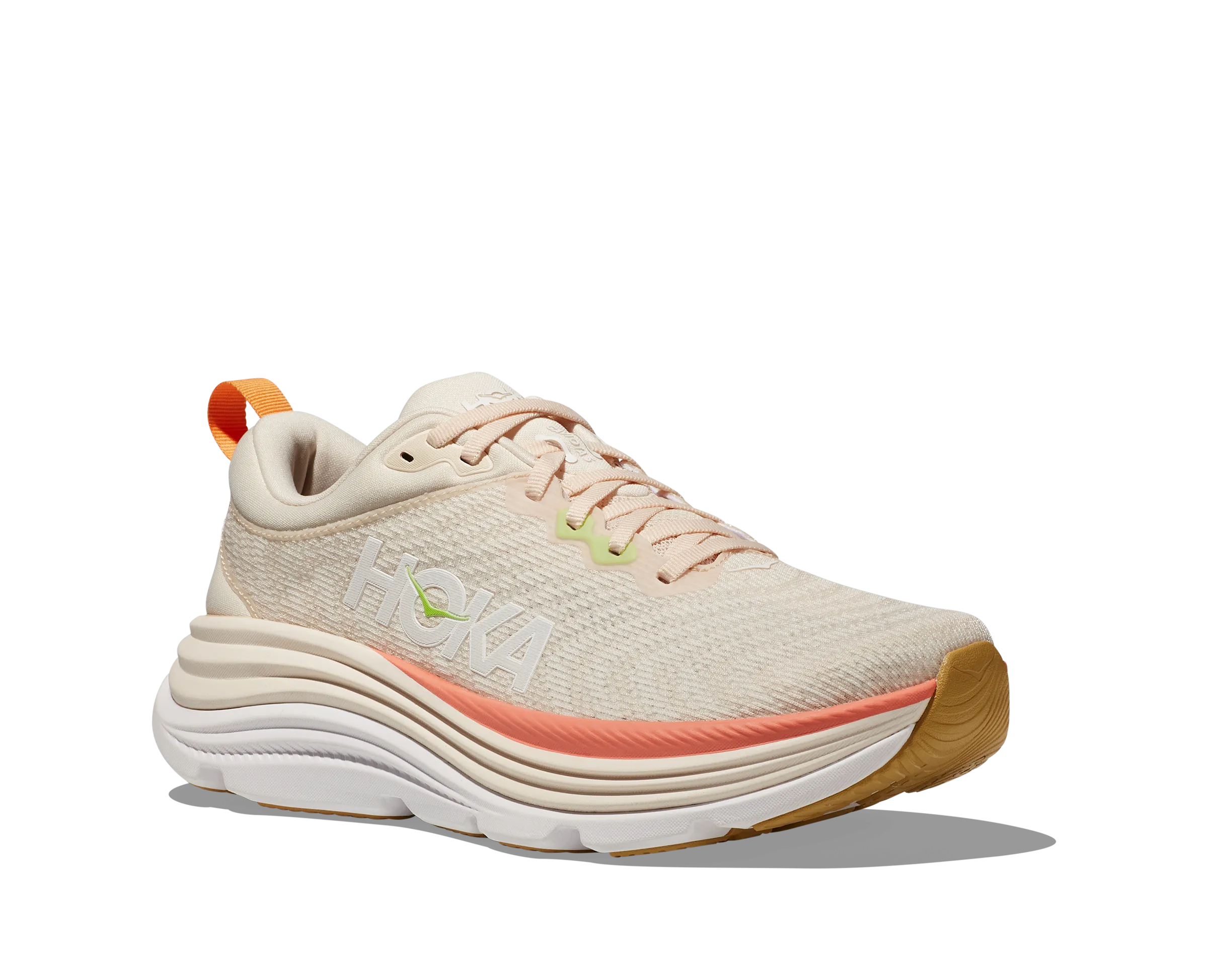 Hoka Gaviota 5 Vanilla Eggnog Wide Women's