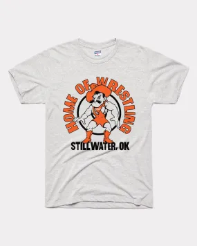 Home of Wrestling Stillwater Ash Grey T-Shirt